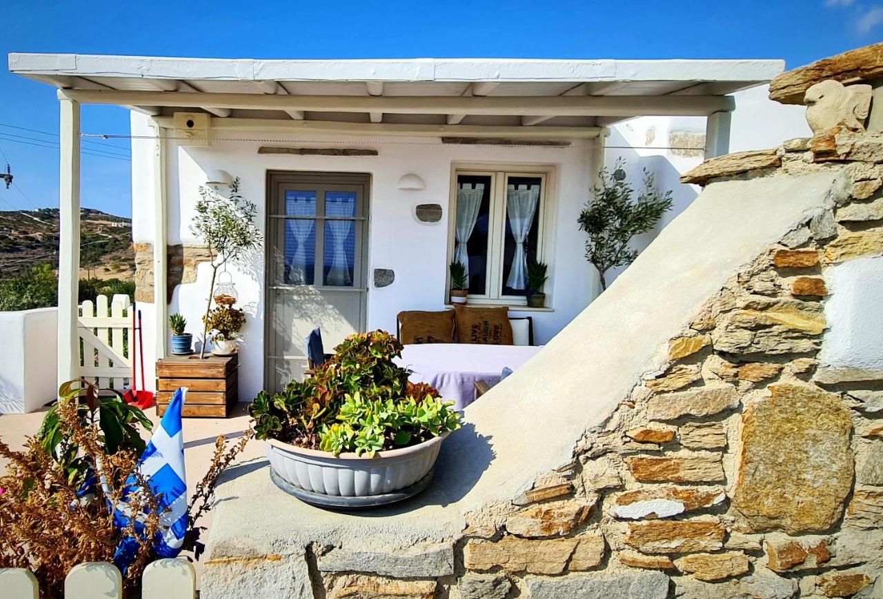 Romantic Sunset Cycladic House In Sotires Moni Christou Dasous Exteriér fotografie